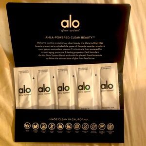 Alo Glow System Skincare Sample Kit